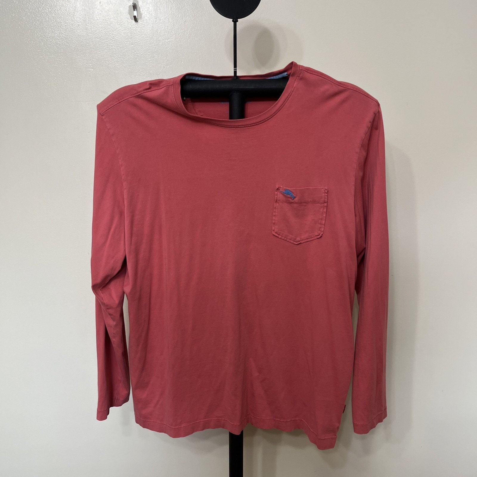 Tommy Bahama Tommy Bahama Dark Pink Long Sleeve T-Shirt Size XL Size US XL / EU 56 / 4 - 1 Thumbnail