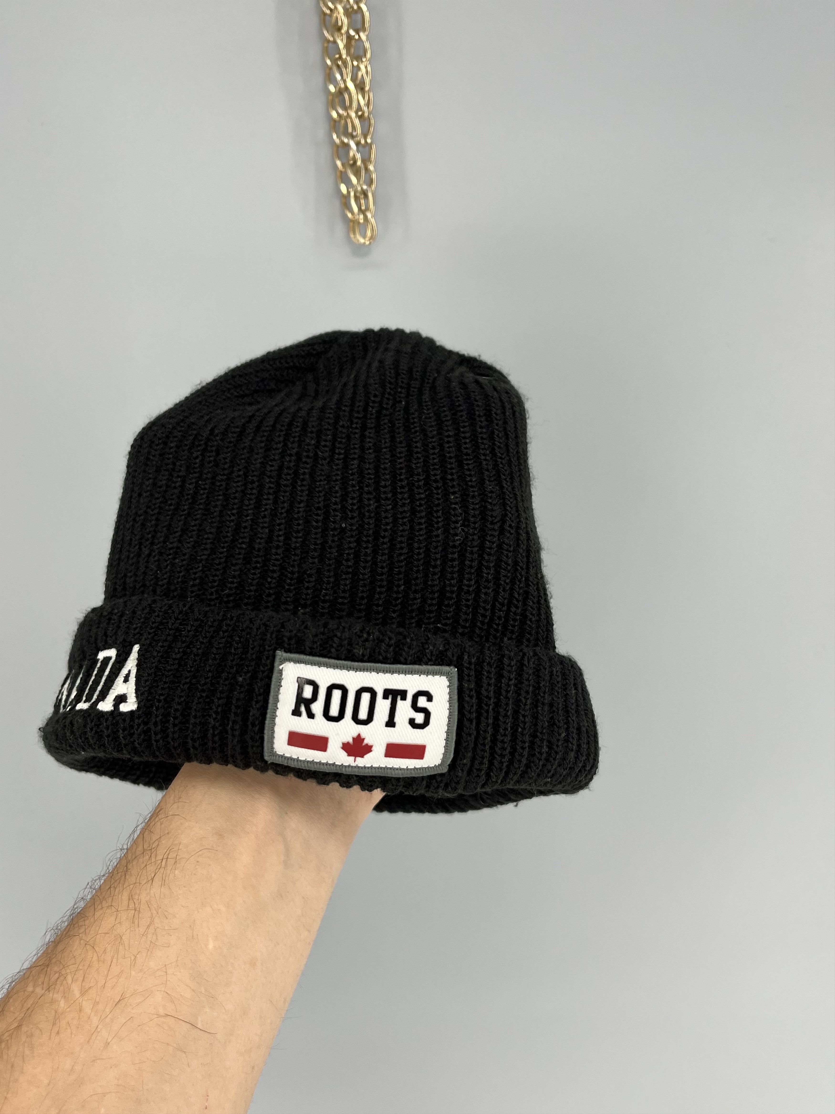 Roots Vintage Canada Roots Big Logo Beanie Hat Streetwear Straigh Size ONE SIZE - 2 Thumbnail