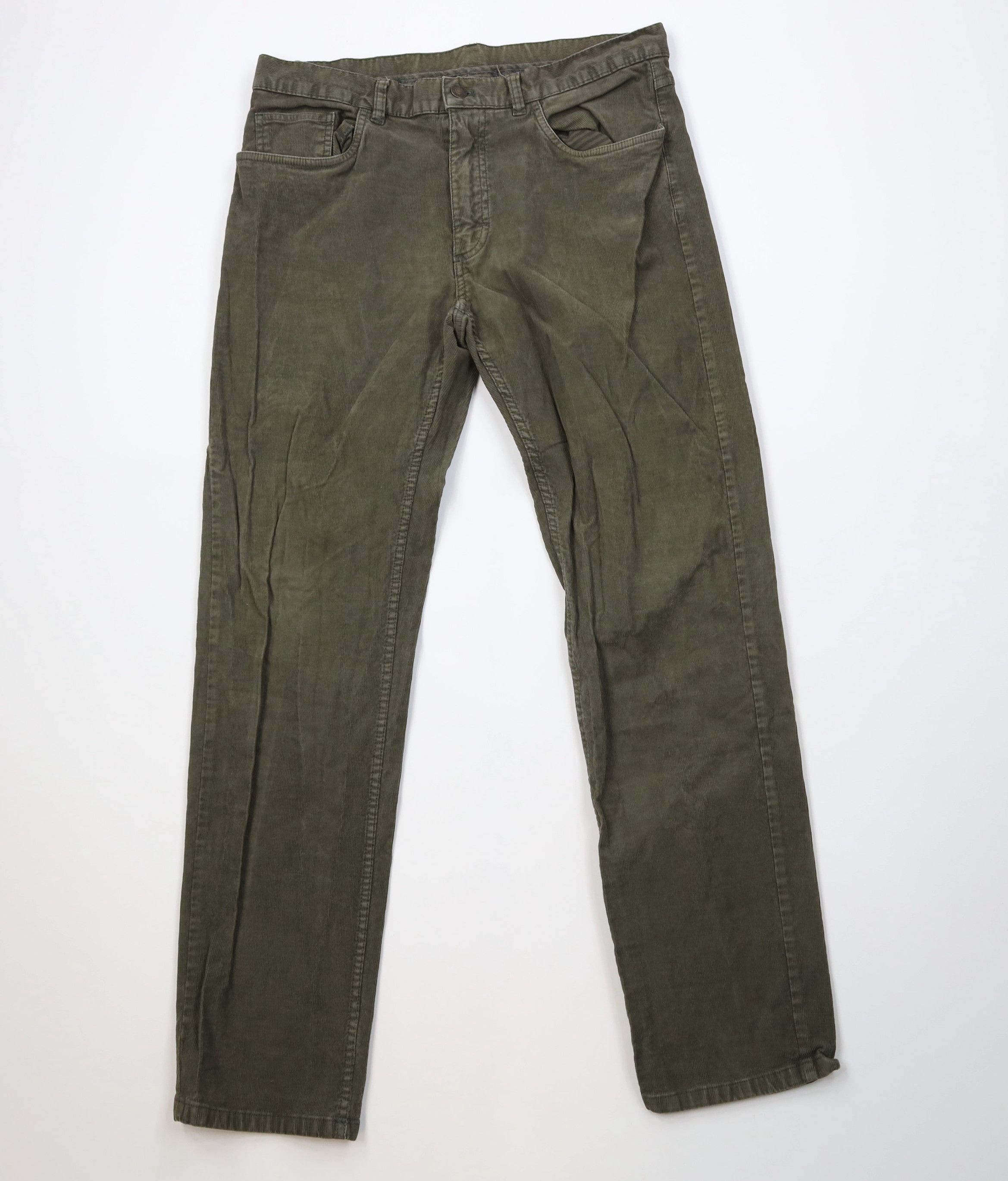 Brooks Brothers Vintage Y2K Brooks Brothers Corduroy Chino Pants Green Size US 34 / EU 50 - 1 Thumbnail
