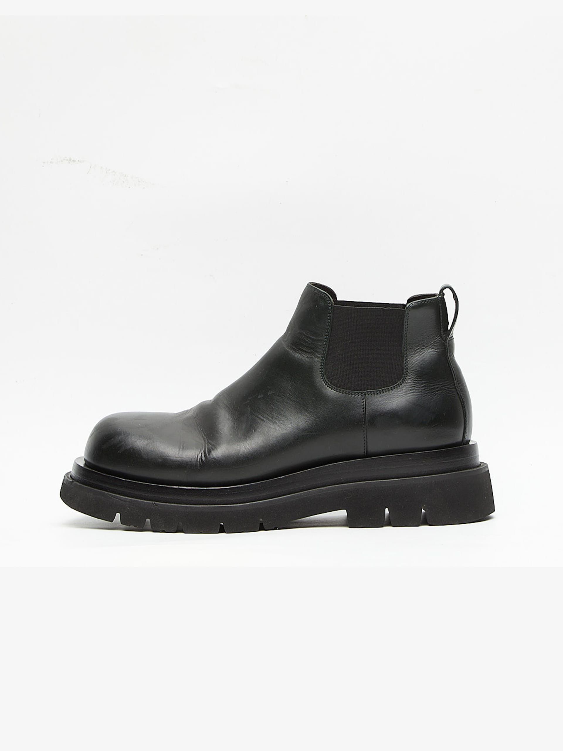 Bottega Veneta Black Leather Boots Size US 9.5 / EU 42-43 - 1 Thumbnail