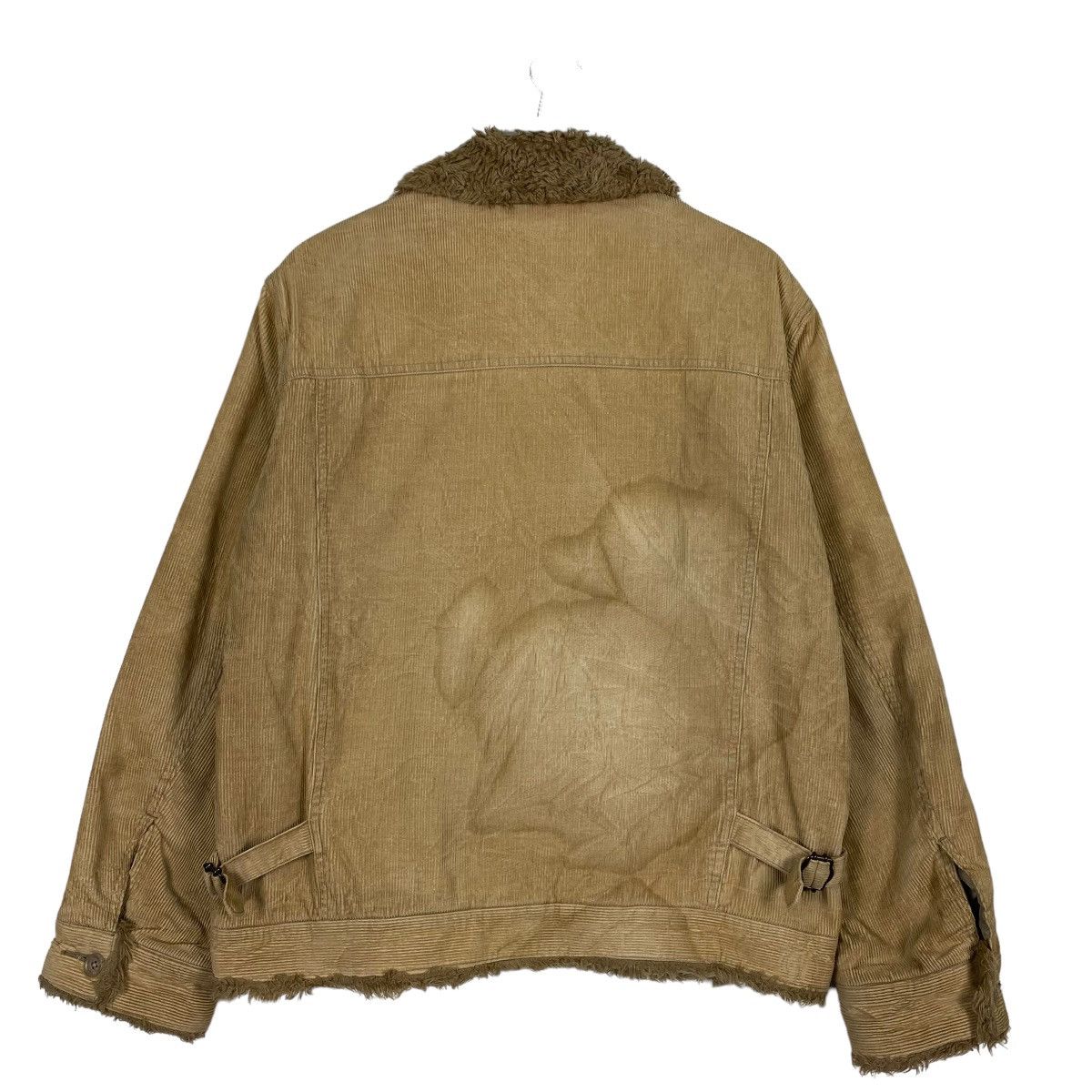 Japanese Brand Uniqlo Corduroy Fur Collar Jacket Size US M / EU 48-50 / 2 - 12 Thumbnail