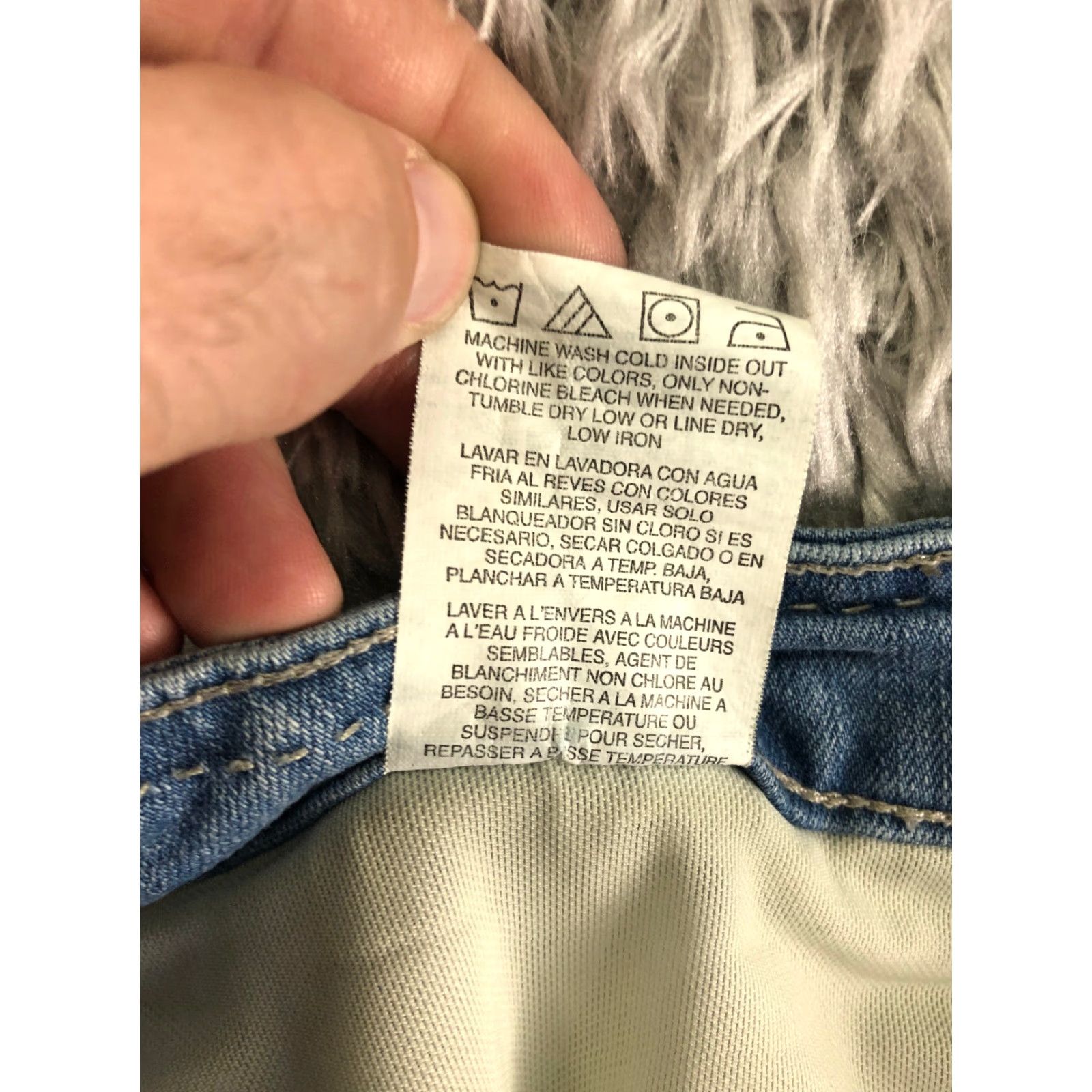 Levi's Lee Perfect Fit Womens Size 4 Mid Rise Bermuda Blue Denim Jean Shorts Size 27" / US 4 / IT 40 - 8 Thumbnail
