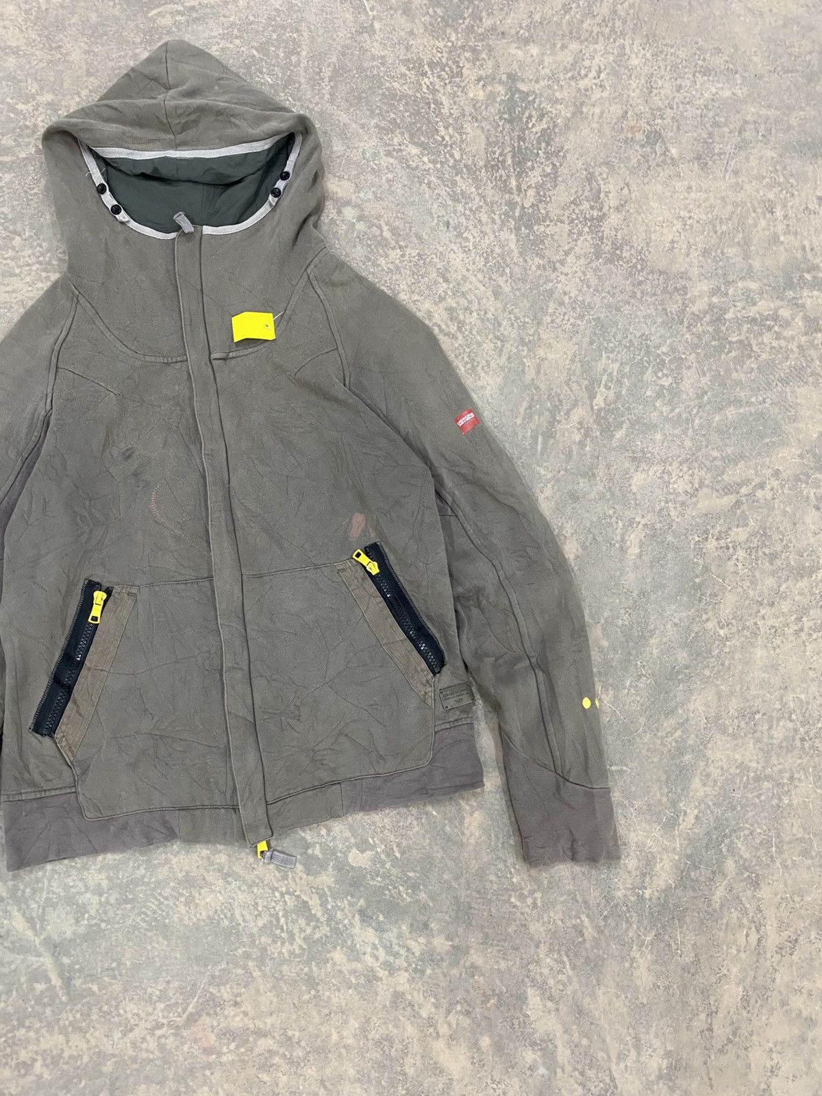 Dries Van Noten VINTAGE MILITARY ZIPPER HOODIE TACTICAL Size US M / EU 48-50 / 2 - 3 Thumbnail