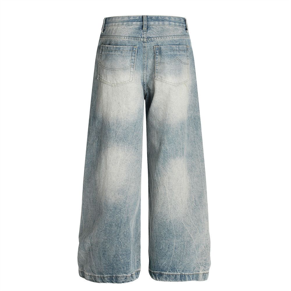 Japanese Brand × Jean Men's distressed loose casual punk washed gradient jeans Size US 32 / EU 48 - 3 Thumbnail