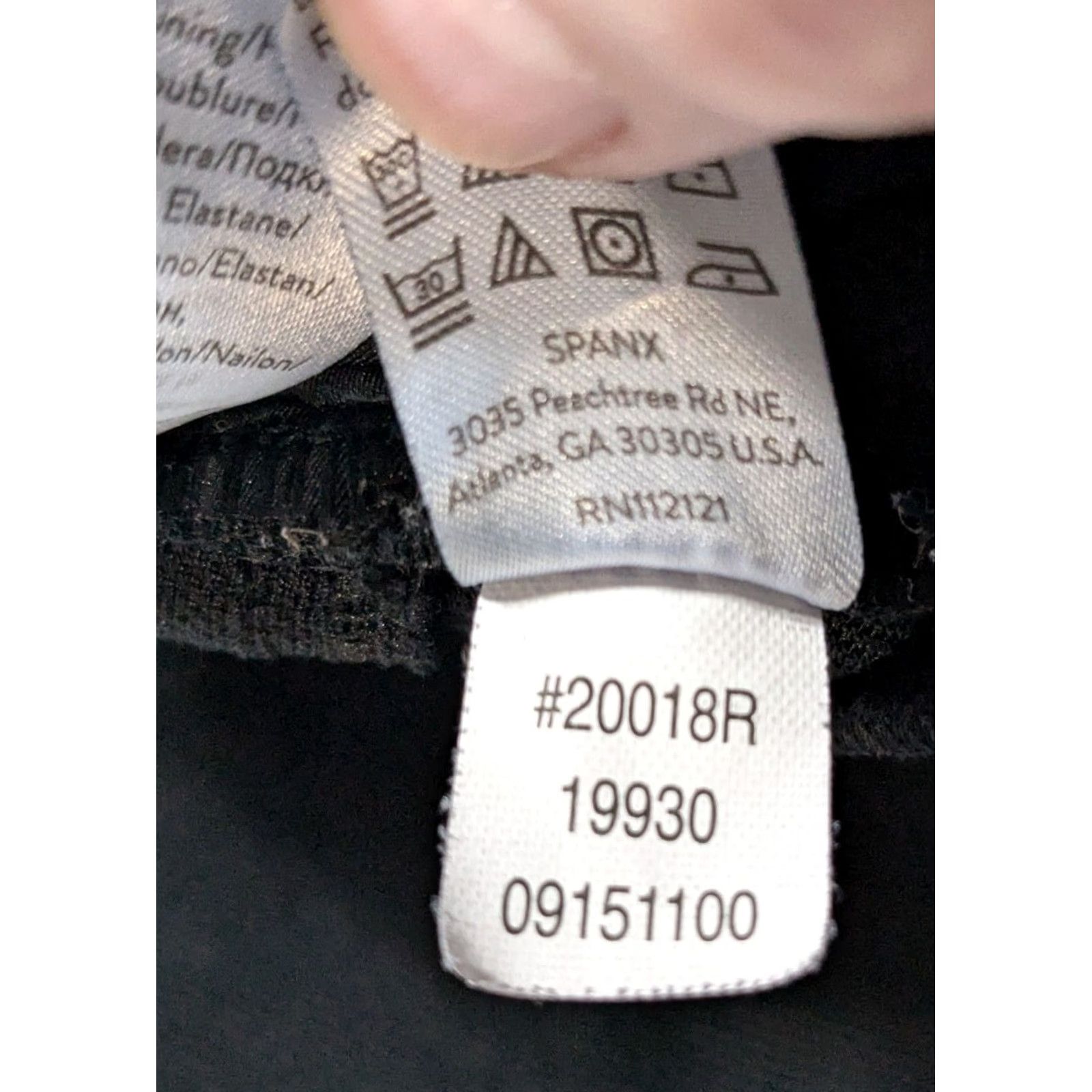 Spanx Spanx Jean-ish Ankle Leggings Black Pull on Pants Women Medium #20018R Size 32" / US 10 / IT 46 - 7 Thumbnail