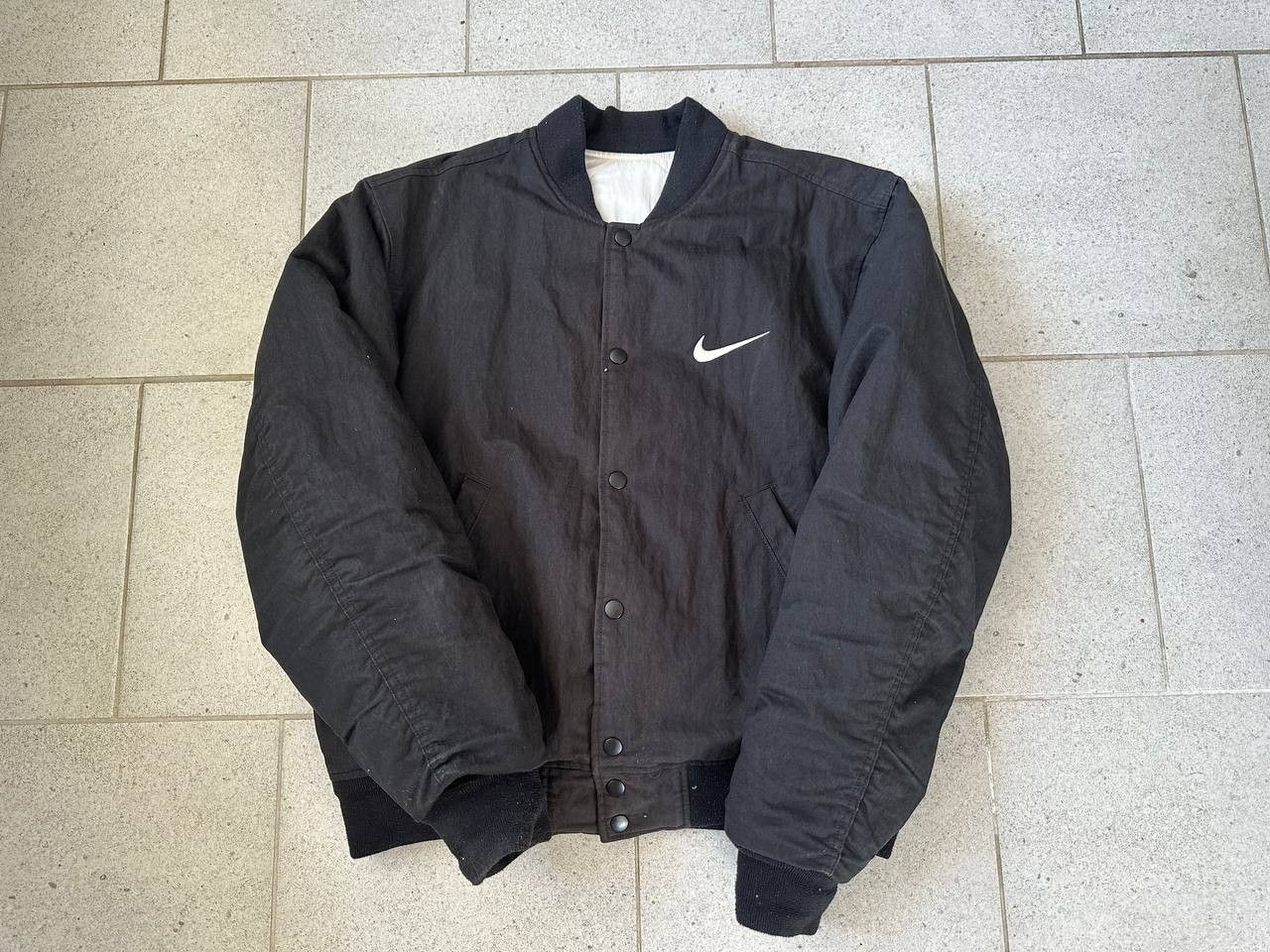 Nike × Stussy Stussy x Nike Reversible Varsity Jacket Black S Size US S / EU 44-46 / 1 - 3 Thumbnail