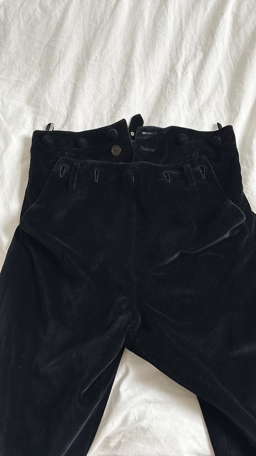 Jean Paul Gaultier Jean Paul Gaultier Homme Archive Velvet Marine Pants Size US 28 / EU 44 - 9 Thumbnail
