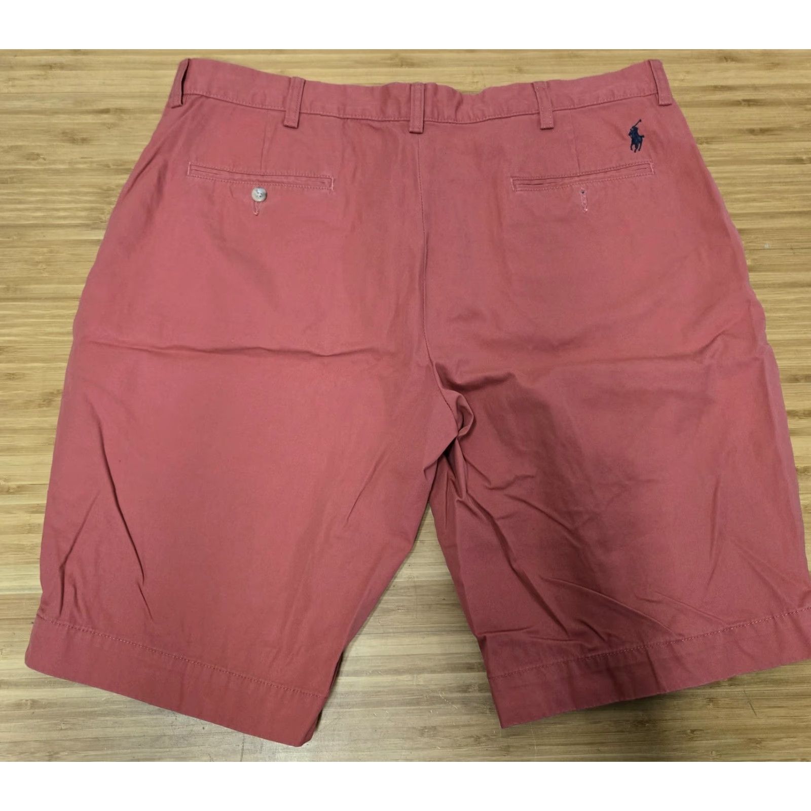 Polo Ralph Lauren Polo Ralph Lauren Shorts Mens 38 Chino Flat Front Salmon Red Pink Cotton Size US M / EU 48-50 / 2 - 4 Thumbnail