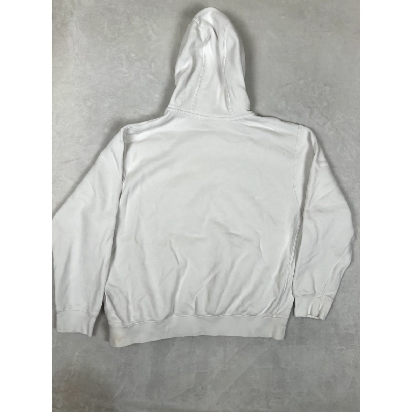 Nike VINTAGE Nike White Pullover Hoodie Sweatshirt XL Embroidered Swoosh 90s Sports USA Men Size US XL / EU 56 / 4 - 6 Thumbnail