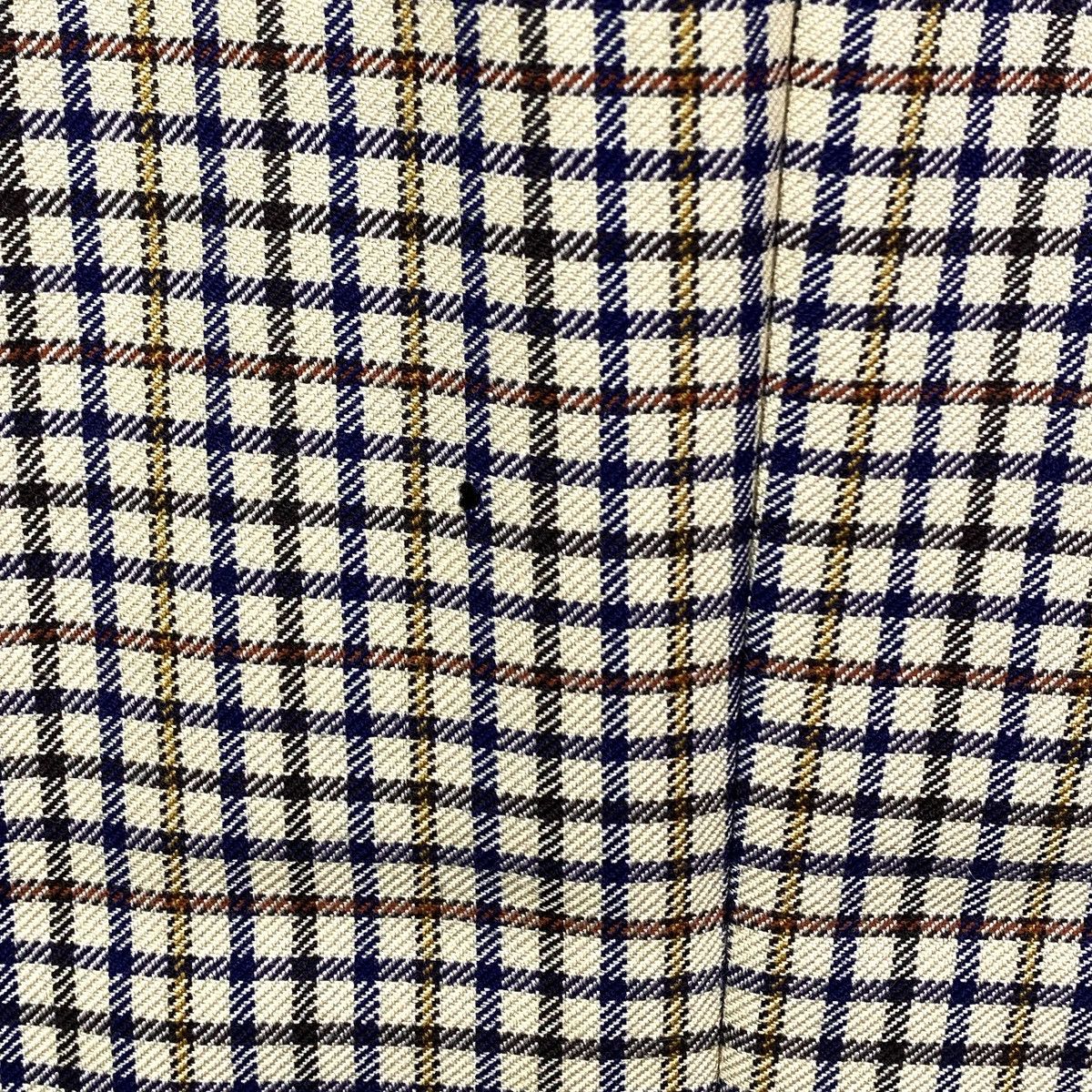Burberry Veste Costume Blazer Tartan Bennet-S Laine Vintage Burberry Size 38R - 5 Thumbnail