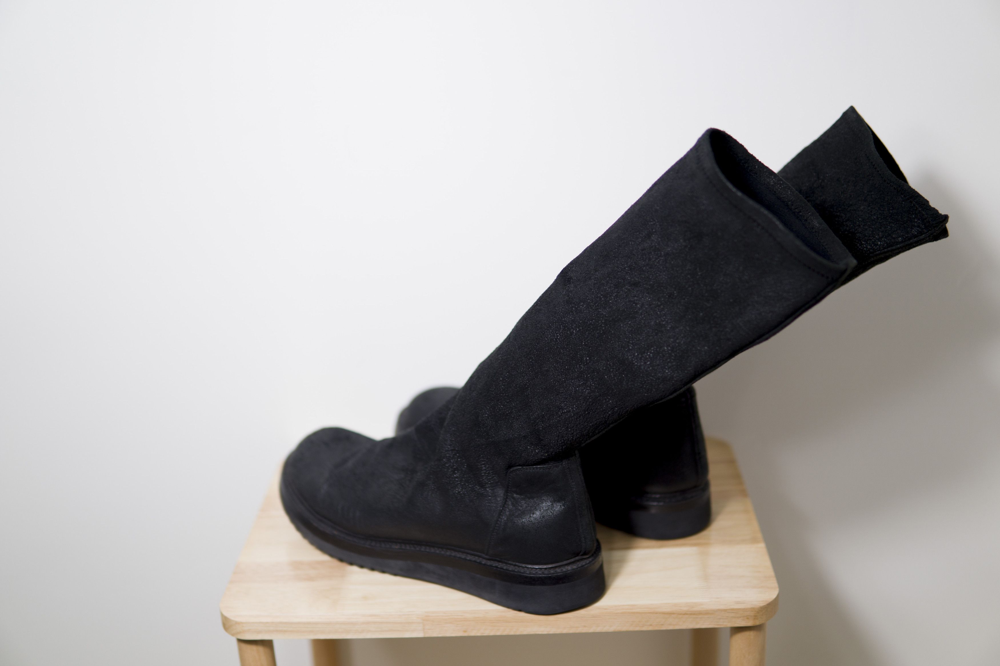 Rick Owens SS20 Stretch Leather Creeper Sock Size US 8 / EU 41 - 3 Thumbnail