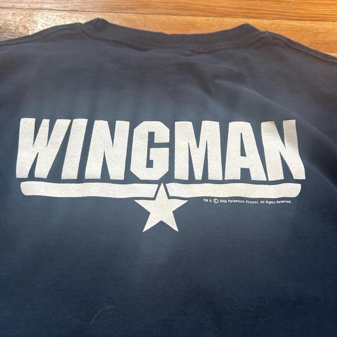 Vintage Vintage 2006 Top Gun Movie "Wingman" Tee Size US XXL / EU 58 / 5 - 4 Thumbnail