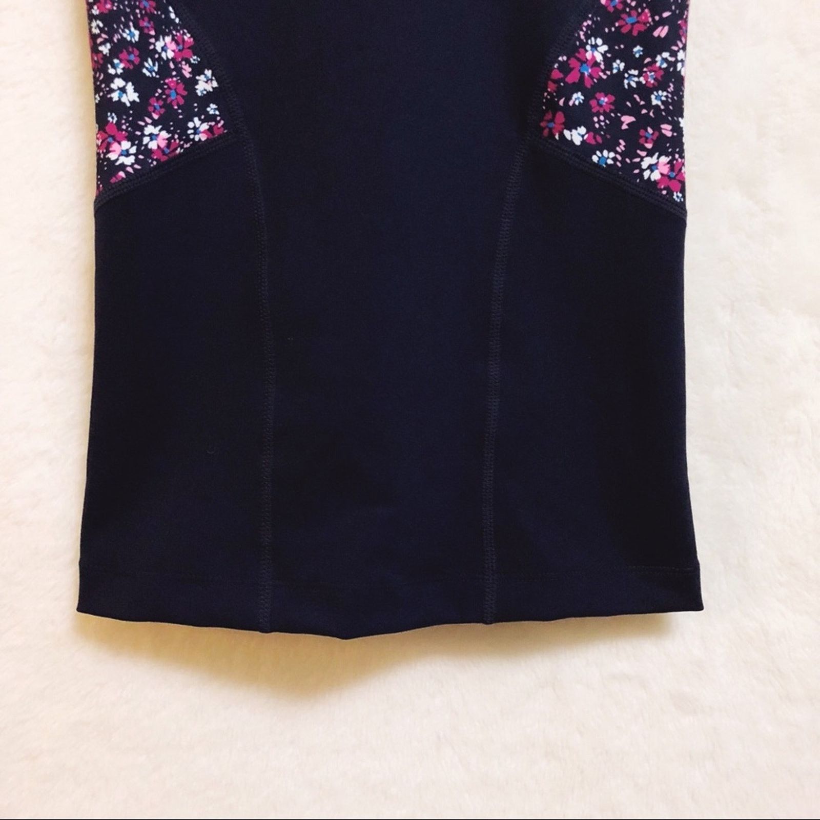 Gap Gap Fit Flower Colorblock Print Racer Tank Size XS / US 0-2 / IT 36-38 - 6 Thumbnail