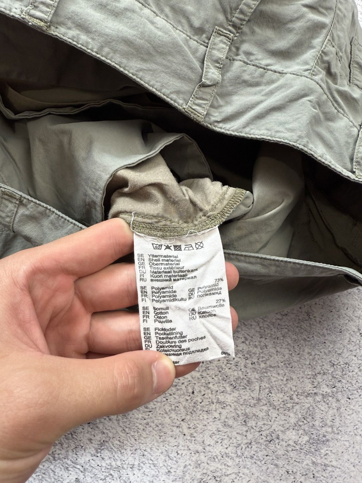 Fjallraven Vintage Fjallraven Cargo Pants Gorpcore Size US 32 / EU 48 - 19 Thumbnail