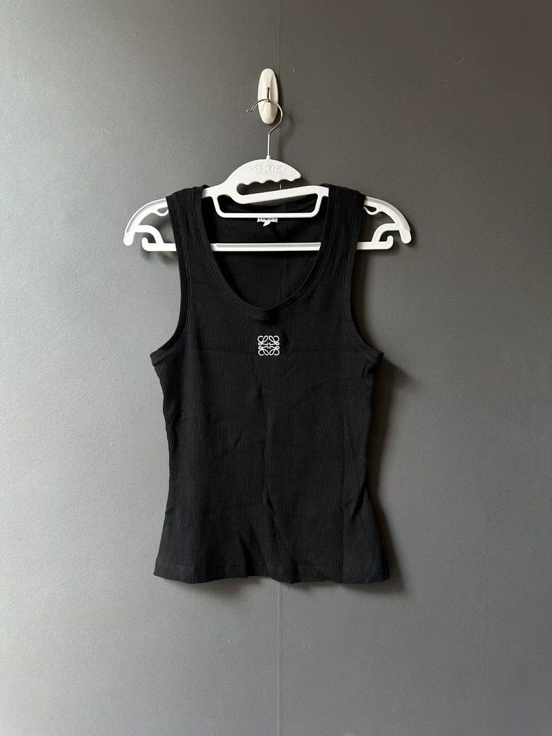 Loewe LOEWE Black embroidered vest Size M / US 6-8 / IT 42-44 - 1 Thumbnail