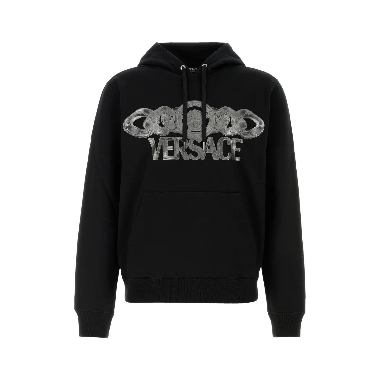 Versace VERSACE Black Cotton Sweatshirt New & Authentic (Men's size: Size US XL / EU 56 / 4 - 1 Thumbnail