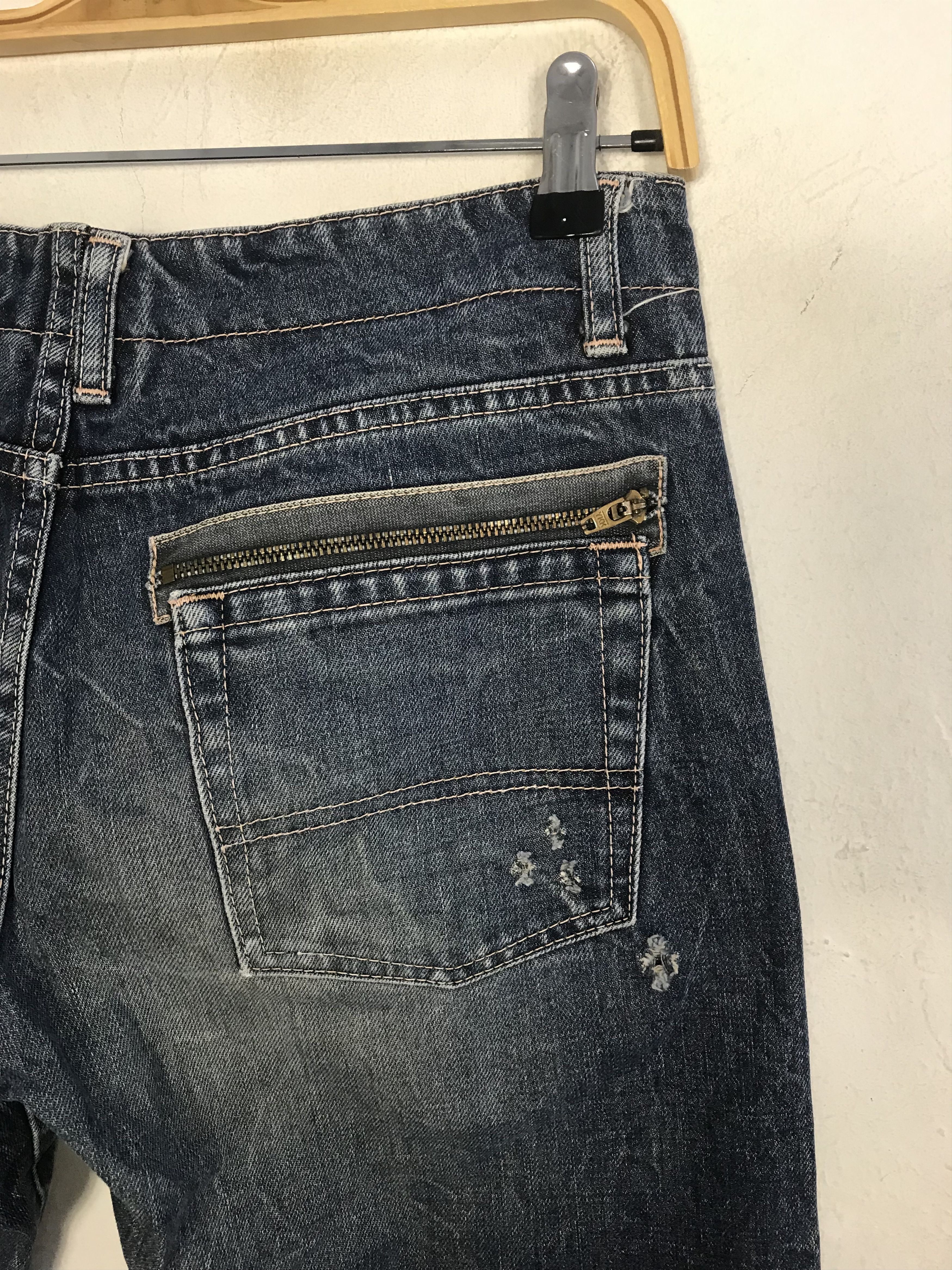 Blue Blue Japan Vintage Blue Blue Japan Denim Jeans Indigo Pant Straight Cut Size US 30 / EU 46 - 5 Thumbnail