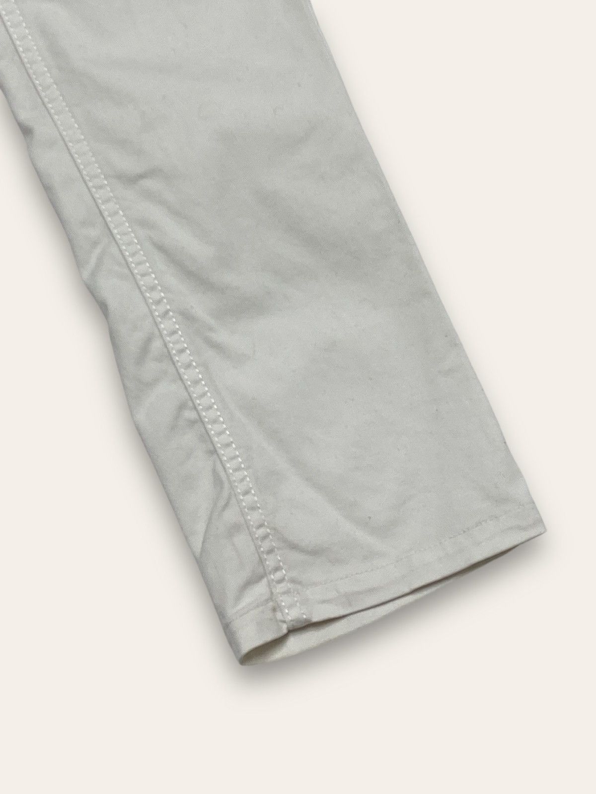 Iceberg Vintage ICEBERG White Pants Art Butterfly Nature Masterpiece Size 31" - 3 Thumbnail
