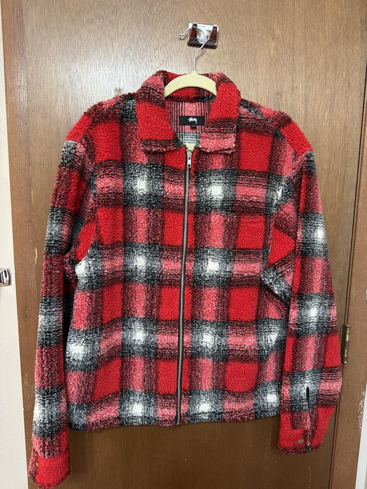 Stussy Stussy Shadow Plaid Sherpa Zip Shirt Size US M / EU 48-50 / 2 - 1 Thumbnail