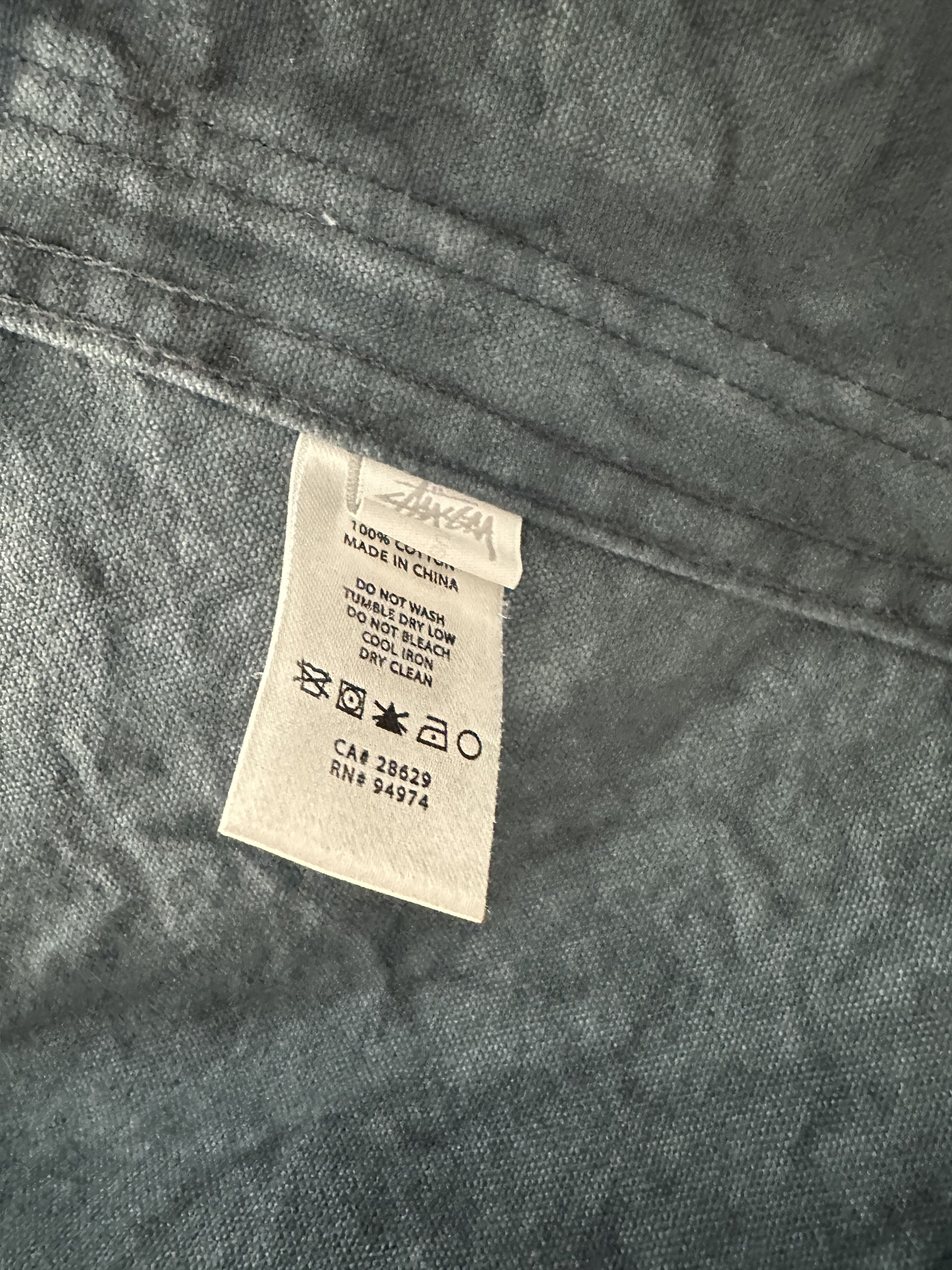 Stussy Double Breasted Canvas Blazer Size 40R - 5 Thumbnail