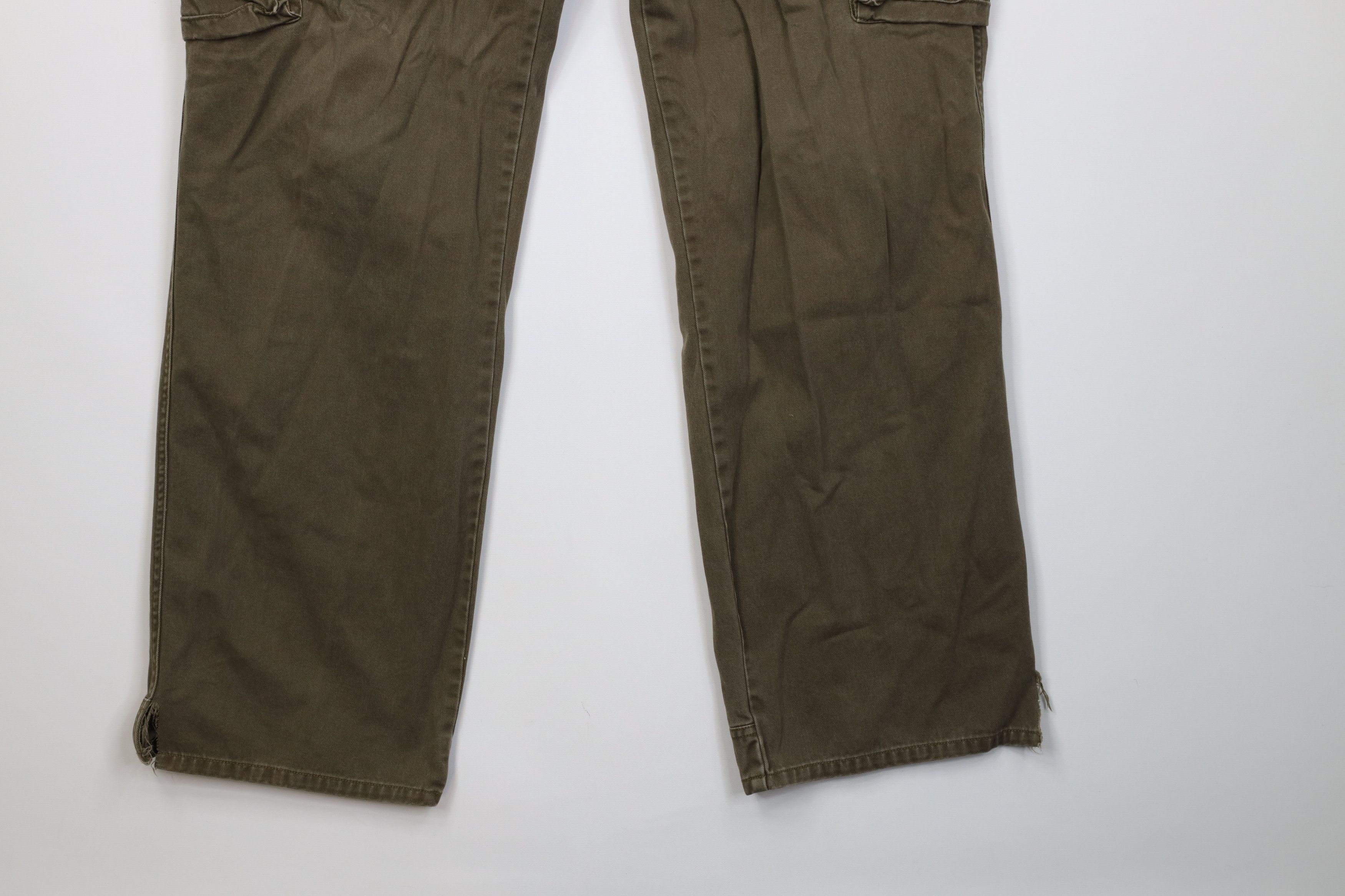 American Eagle Outfitters Vintage 90s Y2K American Eagle Surplus Wide Leg Cargo Pants Size US 34 / EU 50 - 5 Thumbnail