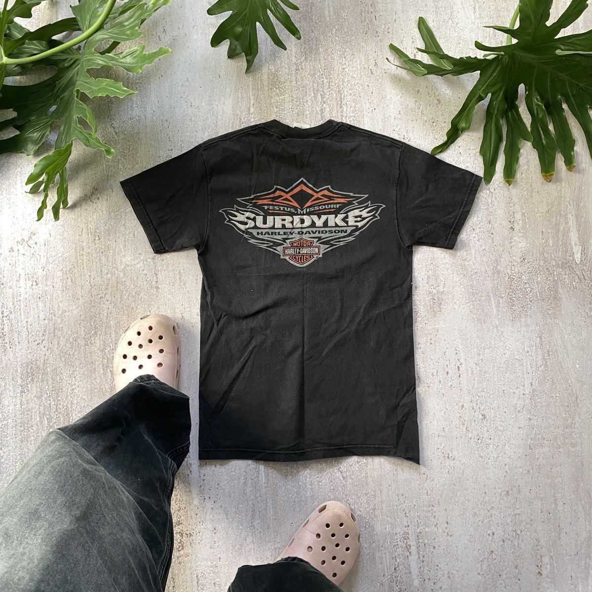 Harley Davidson × Vintage VINTAGE Y2K HARLEY DAVIDSON AMAZING FADED RARE T SHIRT 292 Size US M / EU 48-50 / 2 - 2 Thumbnail