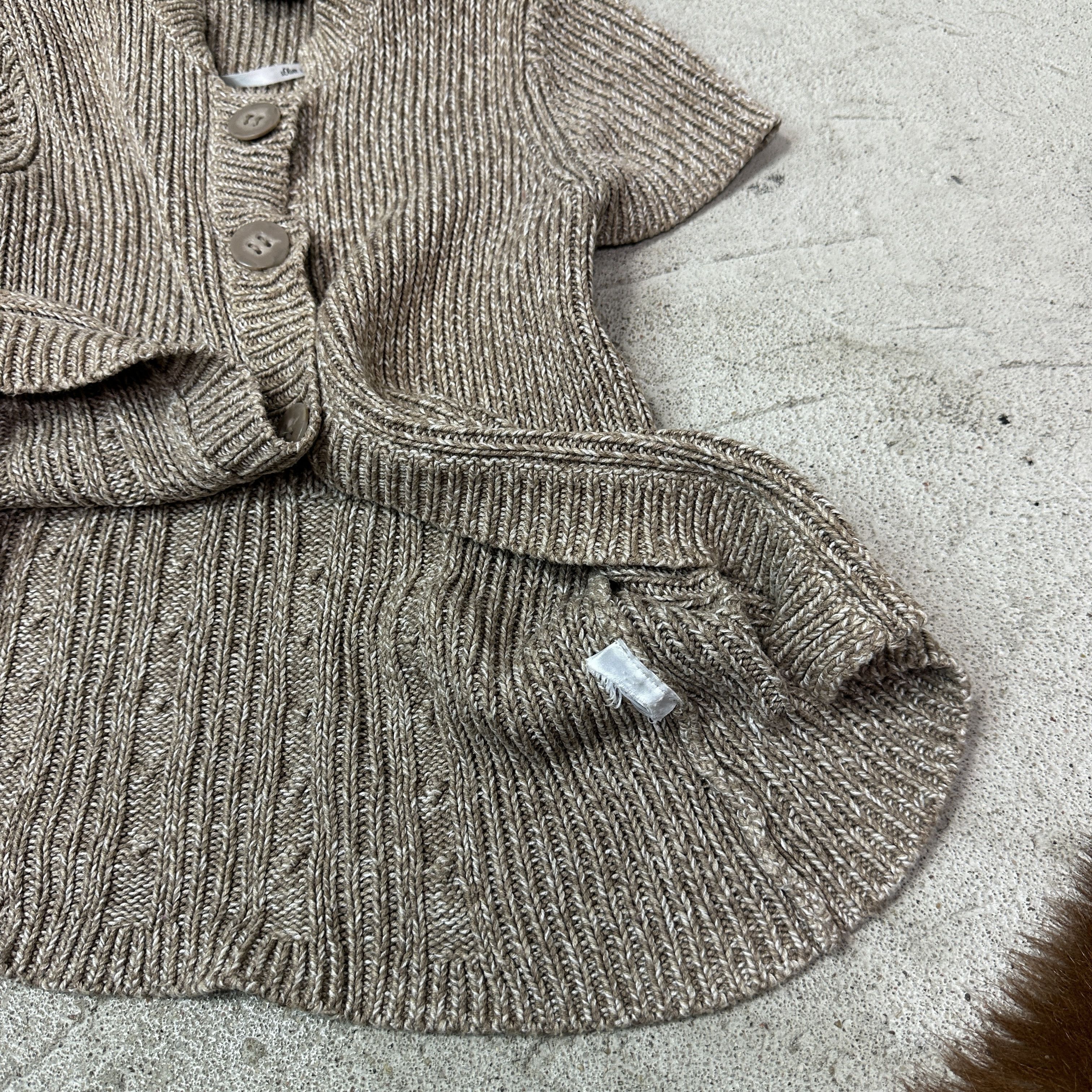 Vintage Vintage Avant Garde Buttoned Short Sleeve Sweater Y2K Size S / US 4 / IT 40 - 6 Thumbnail