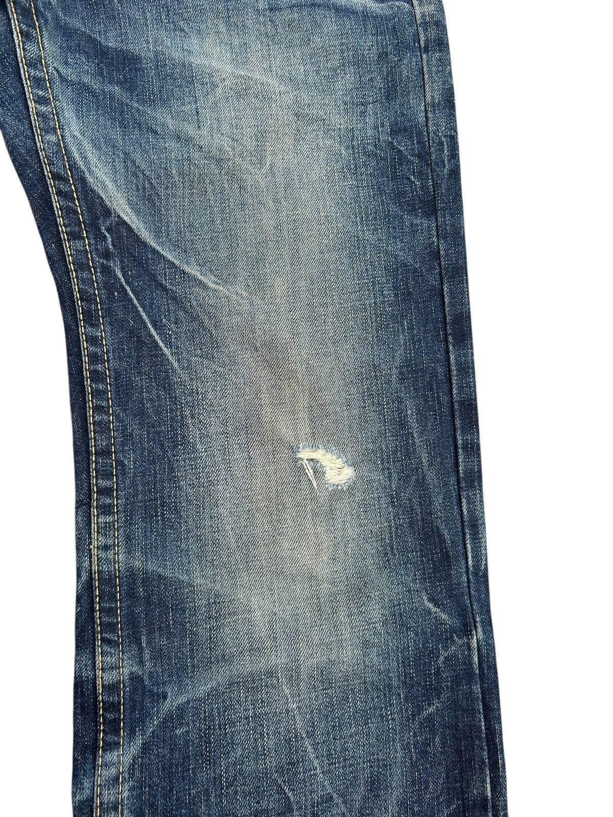 If Six Was Nine Red Pepper Japan Punk Distressed Denim Jeans Size US 31 - 9 Thumbnail
