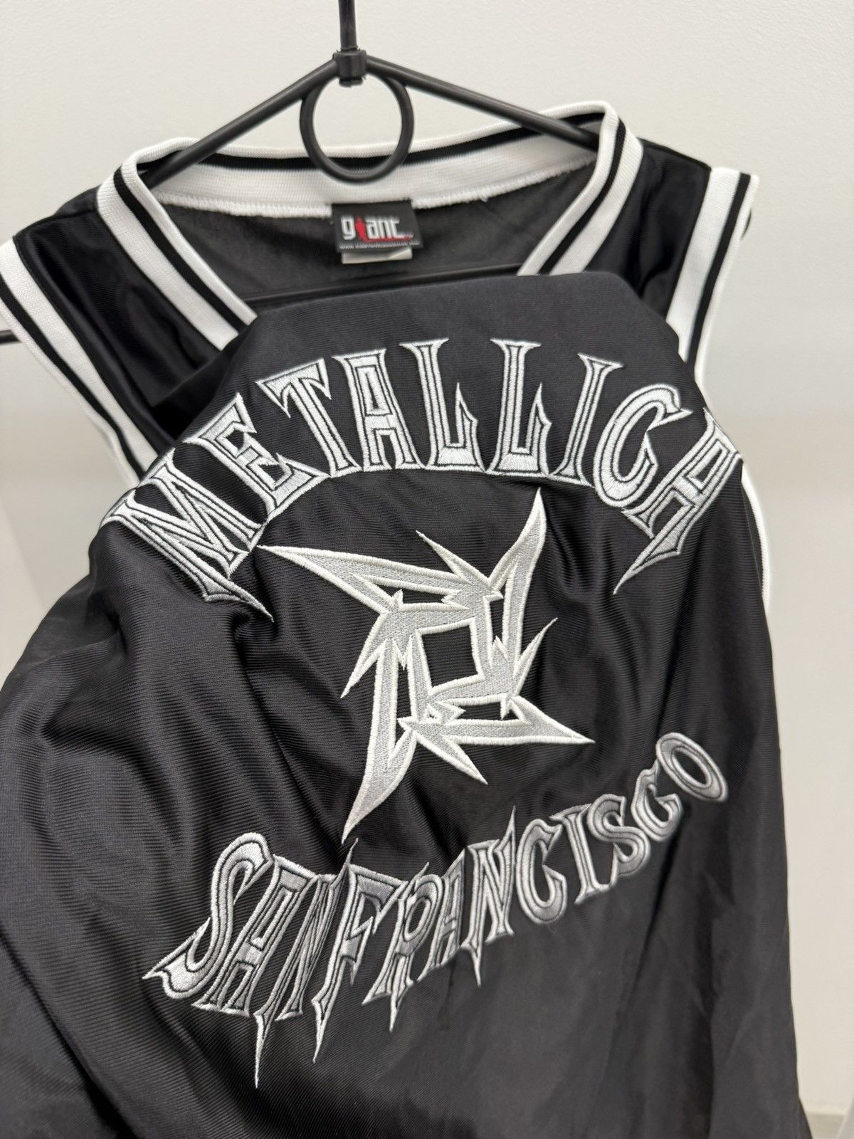 Metallica Roberto Trujillo Vintage Metallica Giant Made in USA Jersey Size US L / EU 52-54 / 3 - 3 Thumbnail