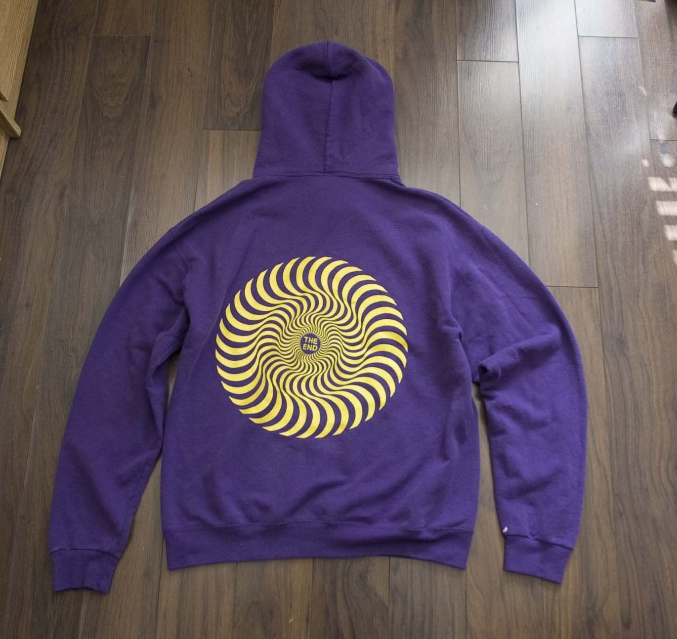 Spitfire Spitfire The End Hoodie Size M Purple Y2K Spiral Size US M / EU 48-50 / 2 - 2 Thumbnail