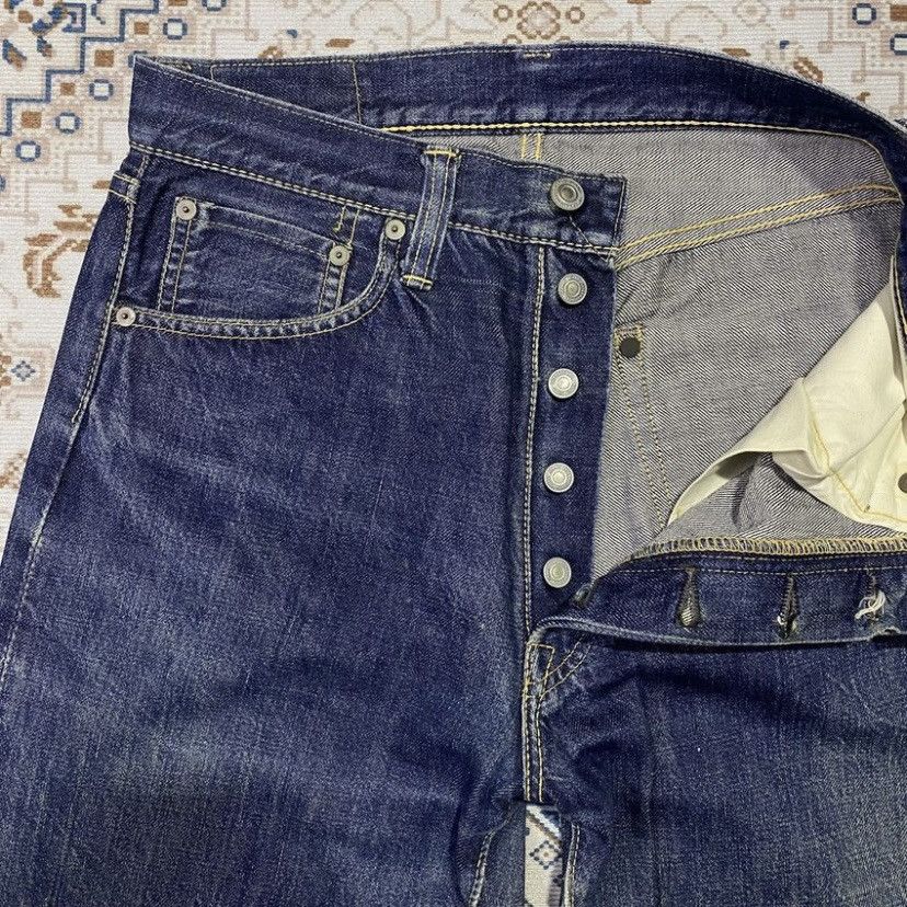 Japanese Brand Vintage japanese denim button fly selvedge jeans Size US 29 - 5 Thumbnail