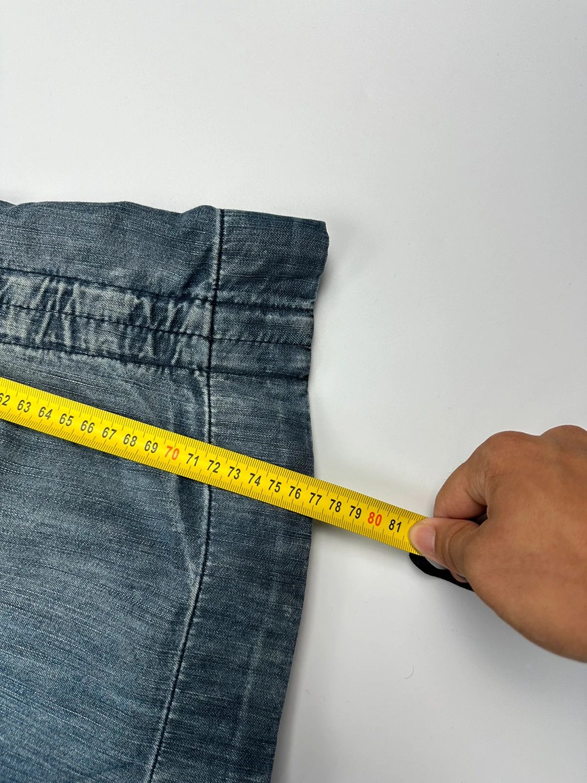 Marithe + Francois Girbaud Marithé + Francois Girbaud 00’s Bondages Straps Denim Skirt Size 30" / US 8 / IT 44 - 12 Thumbnail