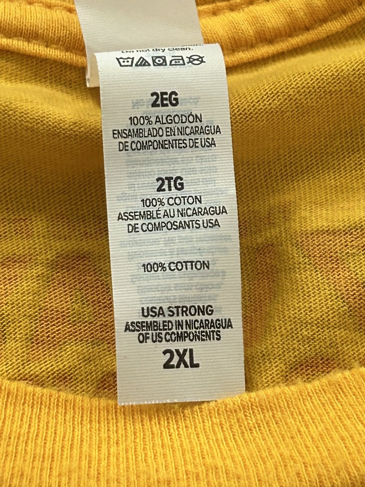 Vintage Yellow “WAIT FOR THE SUN” Graphic Tee – Size 2XL Size XXL / US 16-18 / IT 52-54 - 3 Thumbnail