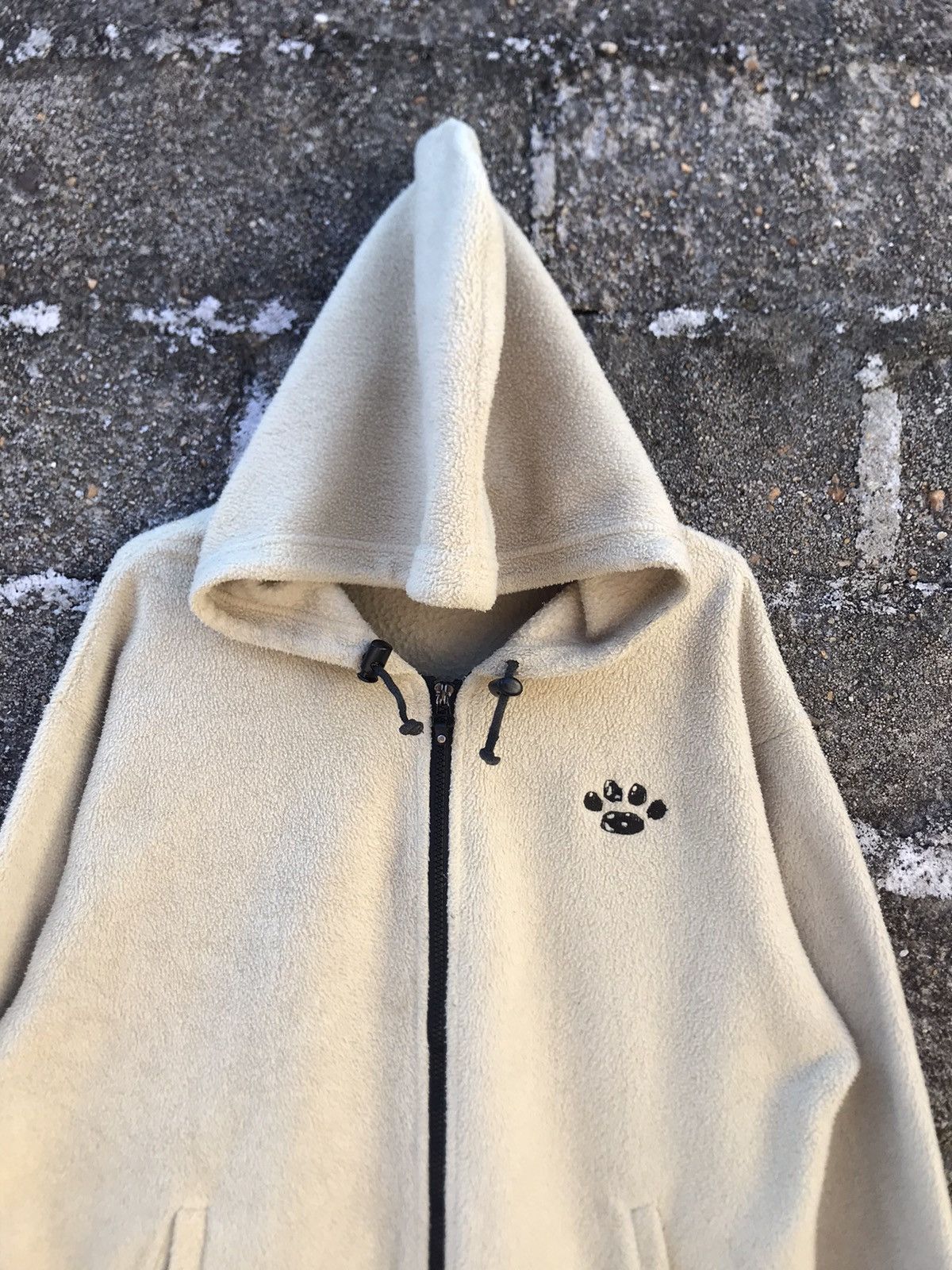 Japanese Brand ⚡️Vintage Peanuts Snoopy Hooded Fleece Zipper Sweater Size US M / EU 48-50 / 2 - 5 Thumbnail