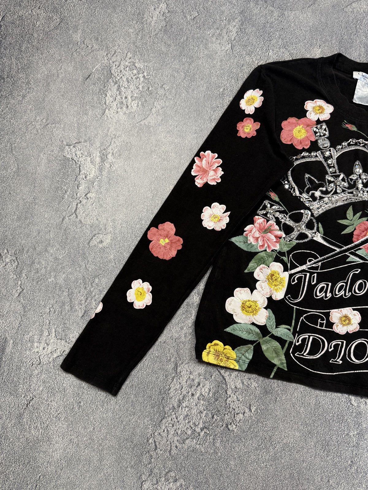Christian Dior Monsieur Vintage Jadore Dior Christian Dior Flowers Long Sleeve Size M / US 6-8 / IT 42-44 - 3 Thumbnail