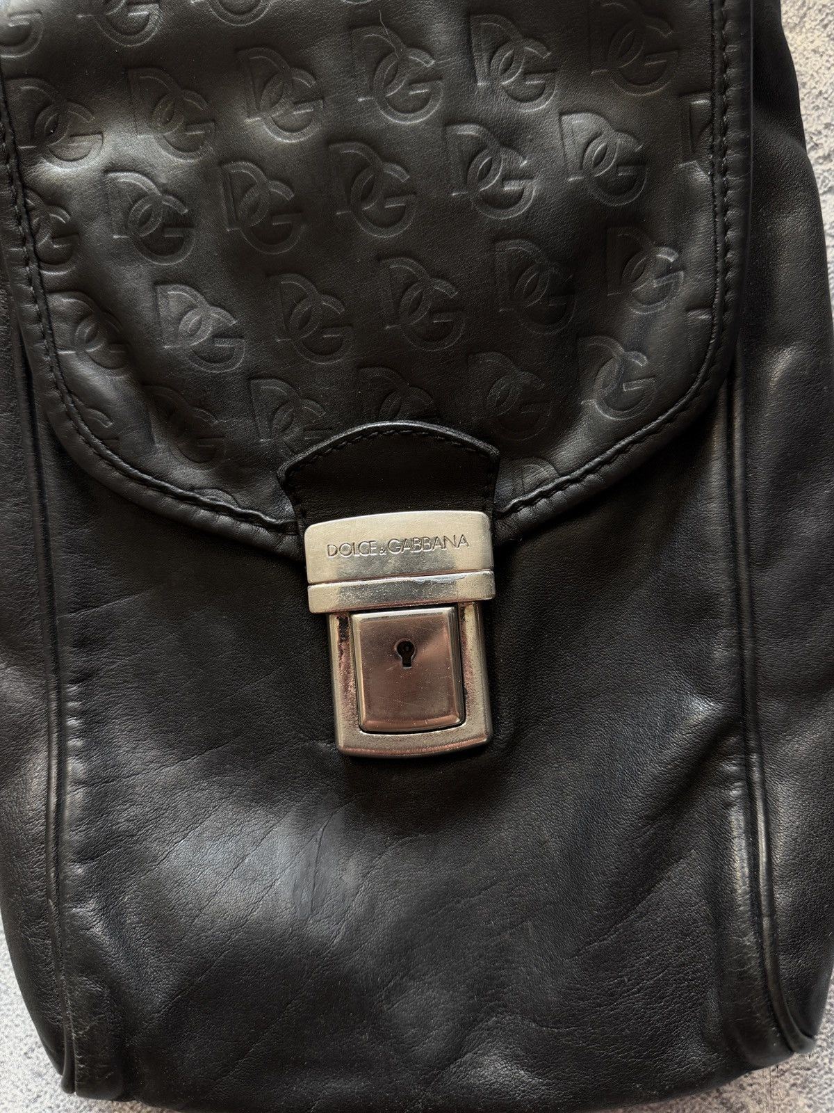 Dolce & Gabbana Dolce & Gabbana Leather Messenger Bag/D&G Zip Shoulder Bag Size ONE SIZE - 3 Thumbnail