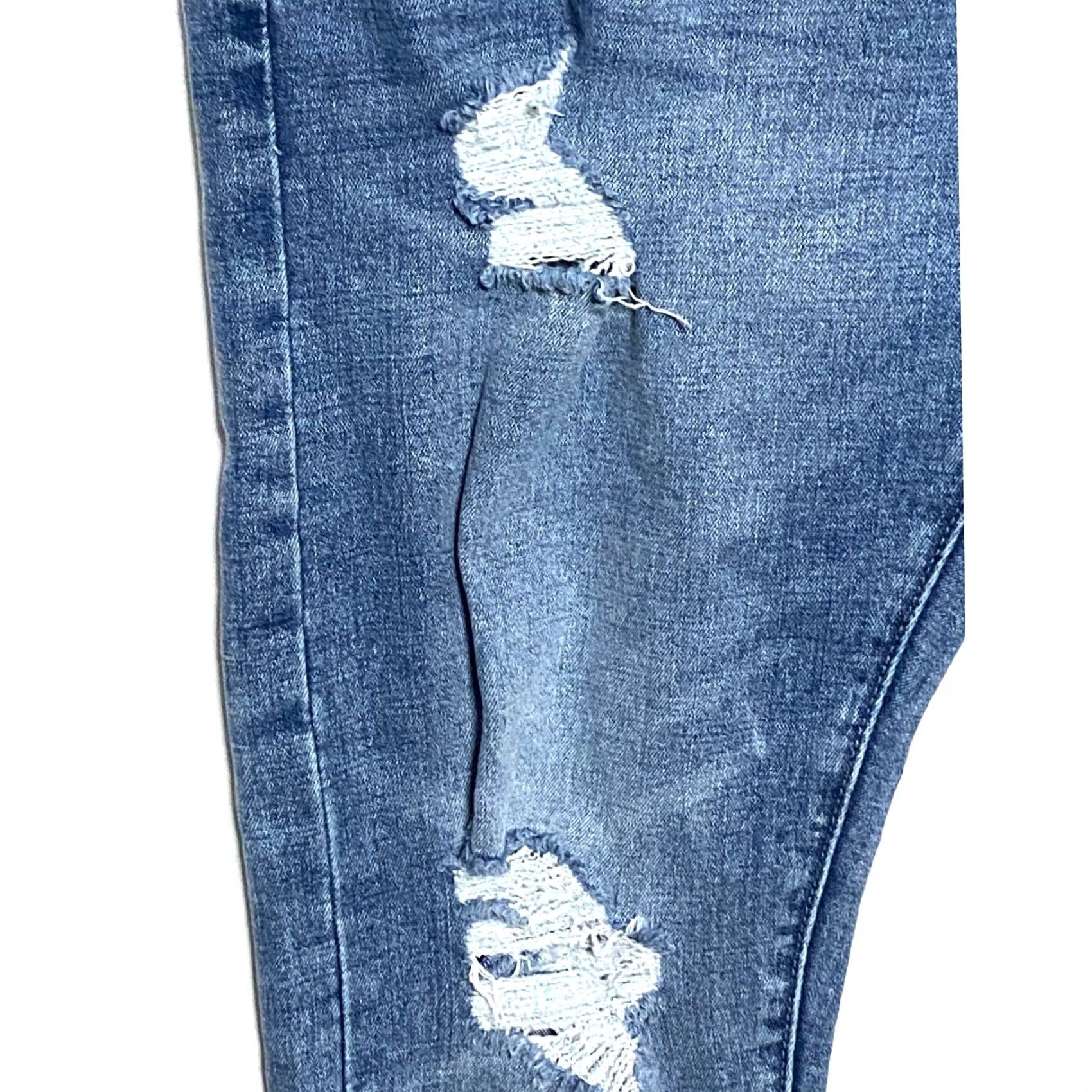 Pacsun PacSun Slim Fit Denim Jeans Mens 31x32 Distressed Ripped Medium Wash 5-Pocket Cotton Stretch Casual Jeans Men Size US 31 - 5 Thumbnail