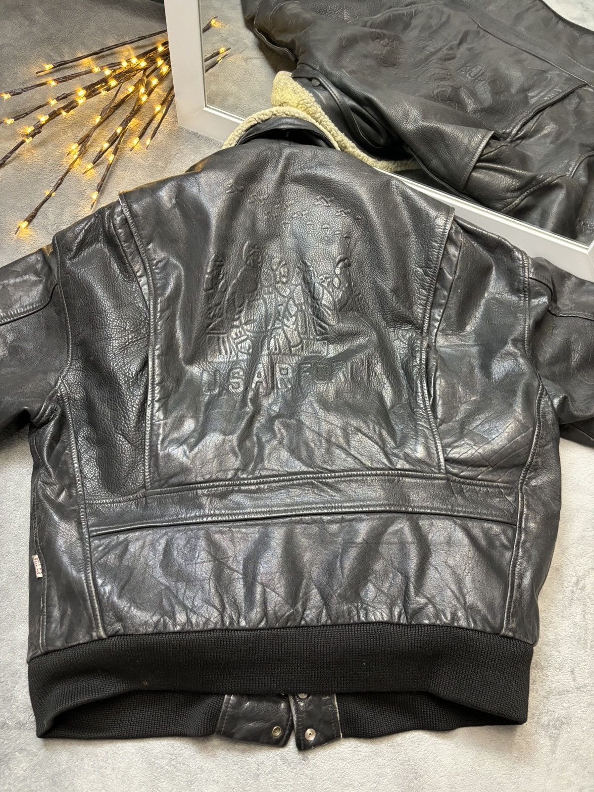 Big Star × If Six Was Nine × Vintage Vintage Aviator Leather Bomber Big Star U.S Army Air Force 8 Size US L / EU 52-54 / 3 - 10 Thumbnail