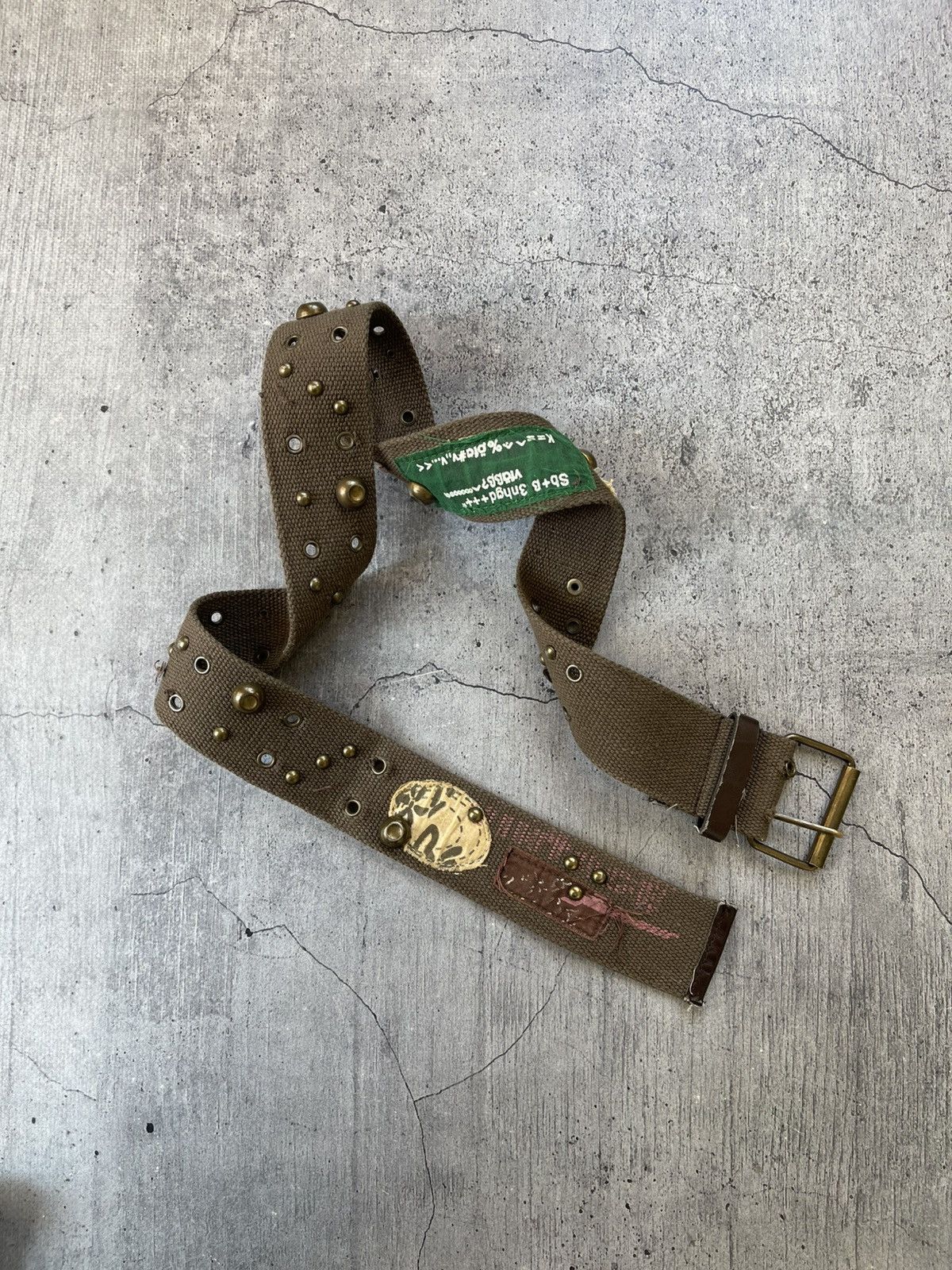 Other Vintage Y2K Avant Garde Studded Metal Details Belt Size ONE SIZE - 1 Thumbnail