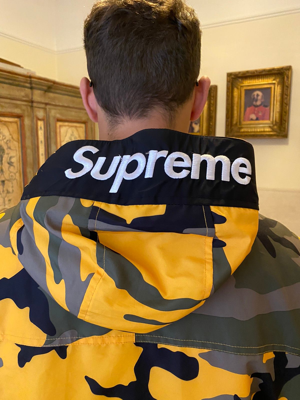 Supreme Supreme Hooded Logo Half Zip Pullover | Grailed