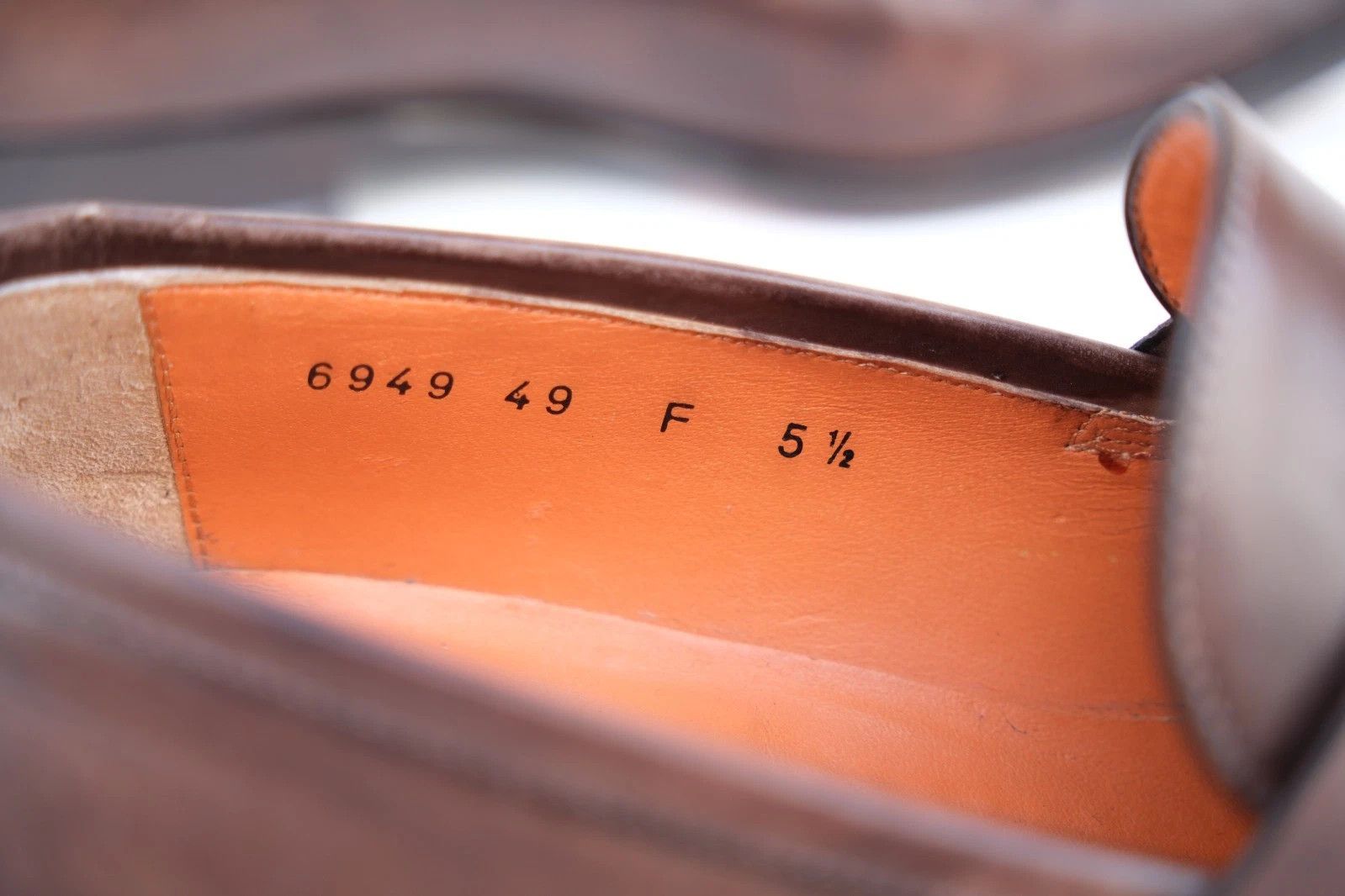 Santoni Santoni Brown Leather Loafer Shoes UK 5.5 US 6.5 EU 39.5 Size US 6.5 / EU 39-40 - 6 Thumbnail