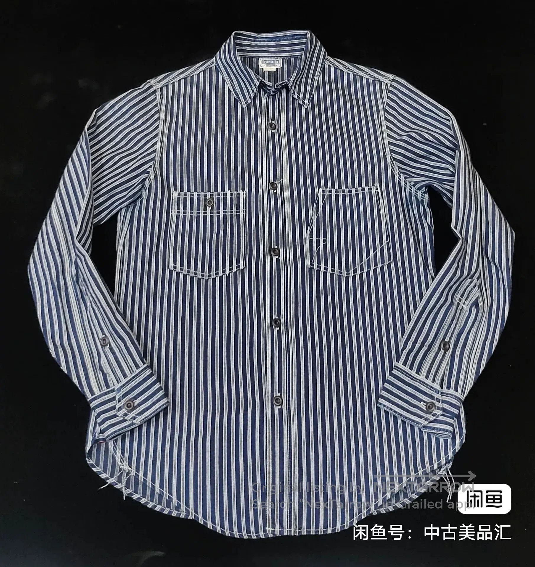 Freewheelers Early Limited Edition Striped Shirt. Size US M / EU 48-50 / 2 - 1 Thumbnail