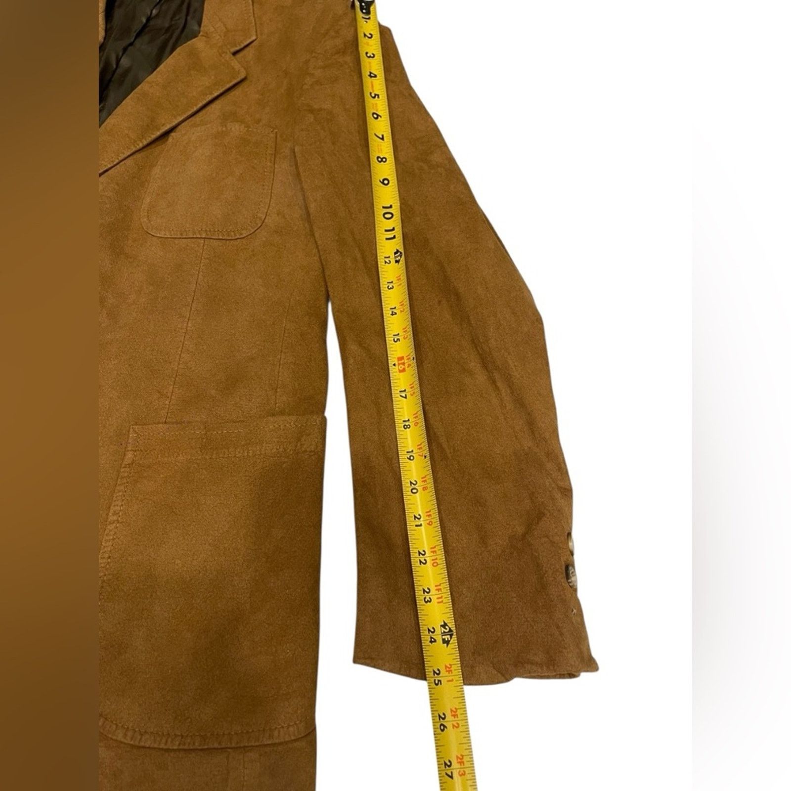 Dior Christian Dior Authentic Camel Brown Suede Jacket Size 44L - 7 Thumbnail