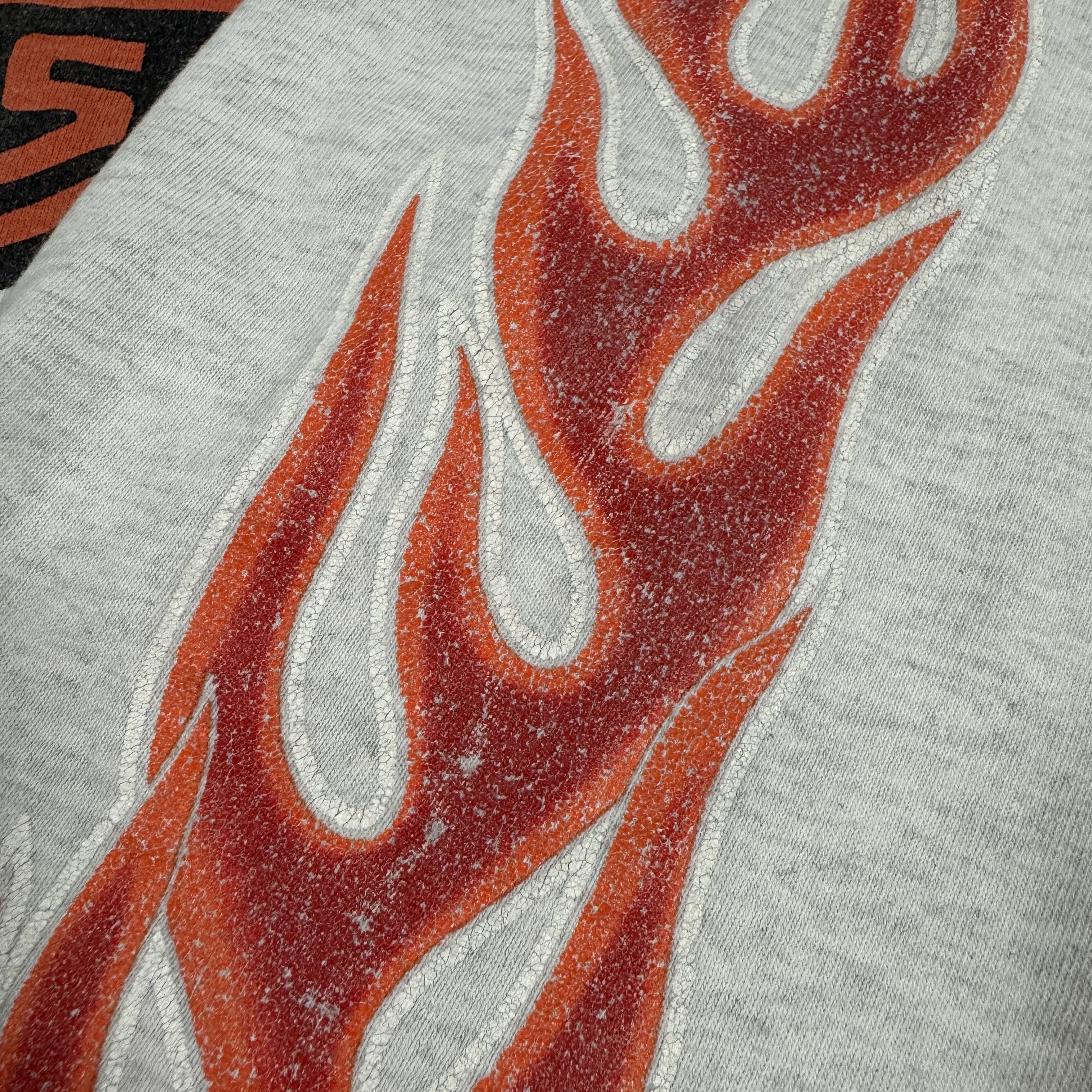 Harley Davidson Vintage 90s Harley Davidson Flame Longsleeve Size US XL / EU 56 / 4 - 13 Thumbnail
