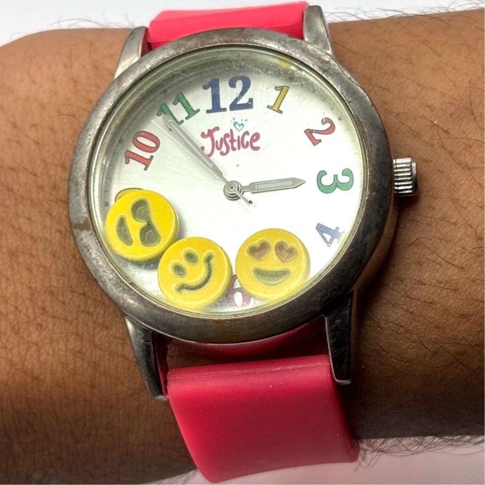 Other Pink Smile Justice Watch Size ONE SIZE - 2 Thumbnail