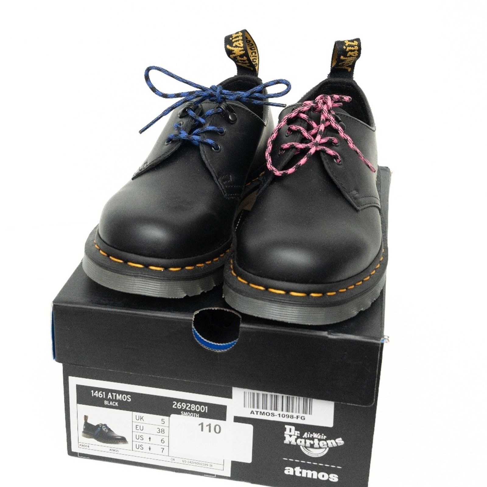 Dr. Martens Dr Martens - 1461 Atmos Leather Oxford Shoes Size US 6 / IT 36 - 1 Thumbnail