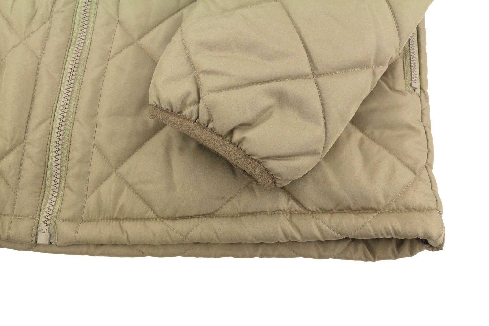 Wrangler S Beige Quilted Padded Full Zip Lined Bomber 88016 Size US S / EU 44-46 / 1 - 6 Thumbnail