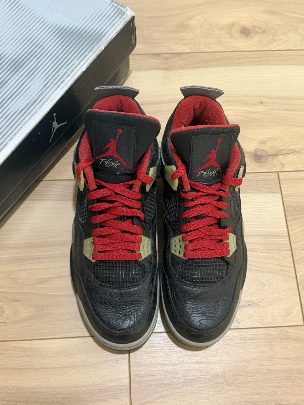 Jordan Brand Air Jordan 4 Black Laser 2005 Size US 9 / EU 42 - 3 Thumbnail