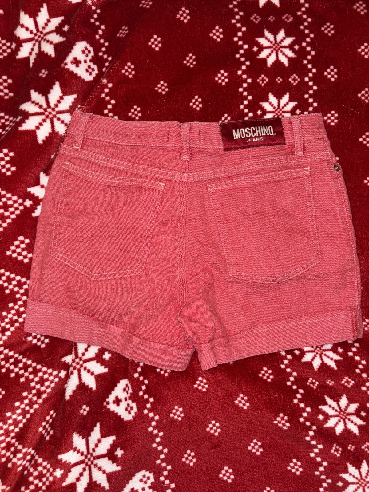 Moschino Red moschino shorts Size 28" / US 6 / IT 42 - 1 Thumbnail