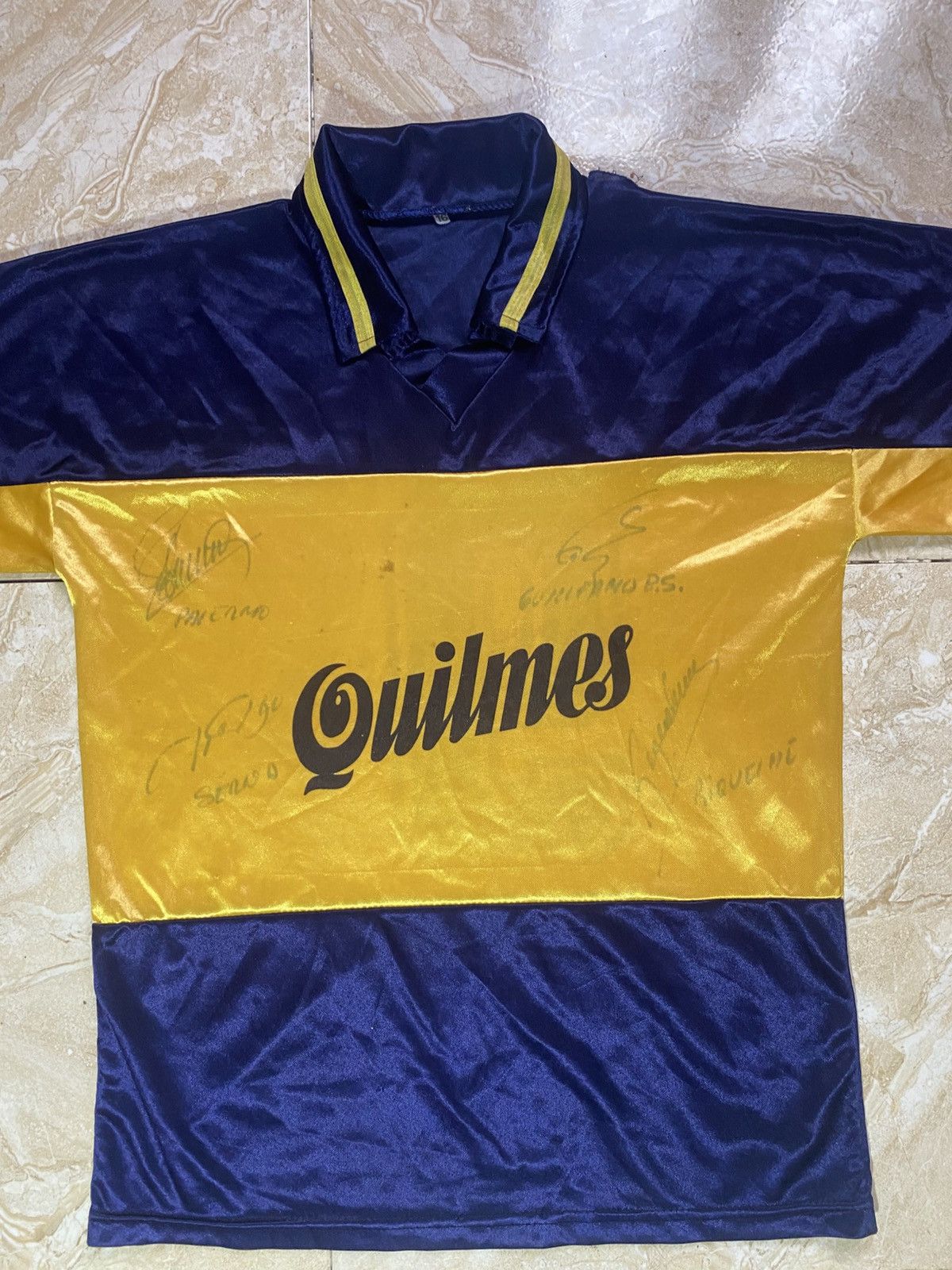 Vintage Boca juniors vintage jersey signed by 4 players Size US XS / EU 42 / 0 - 4 Thumbnail